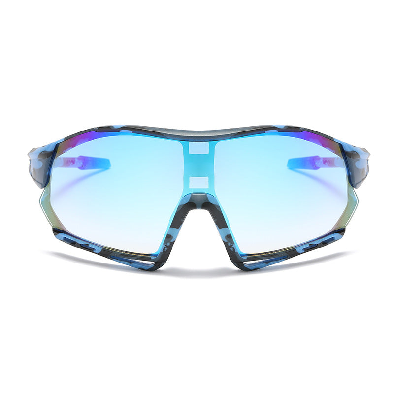Wholesale PC Cycling Sports Camouflage One Piece Sunglasses